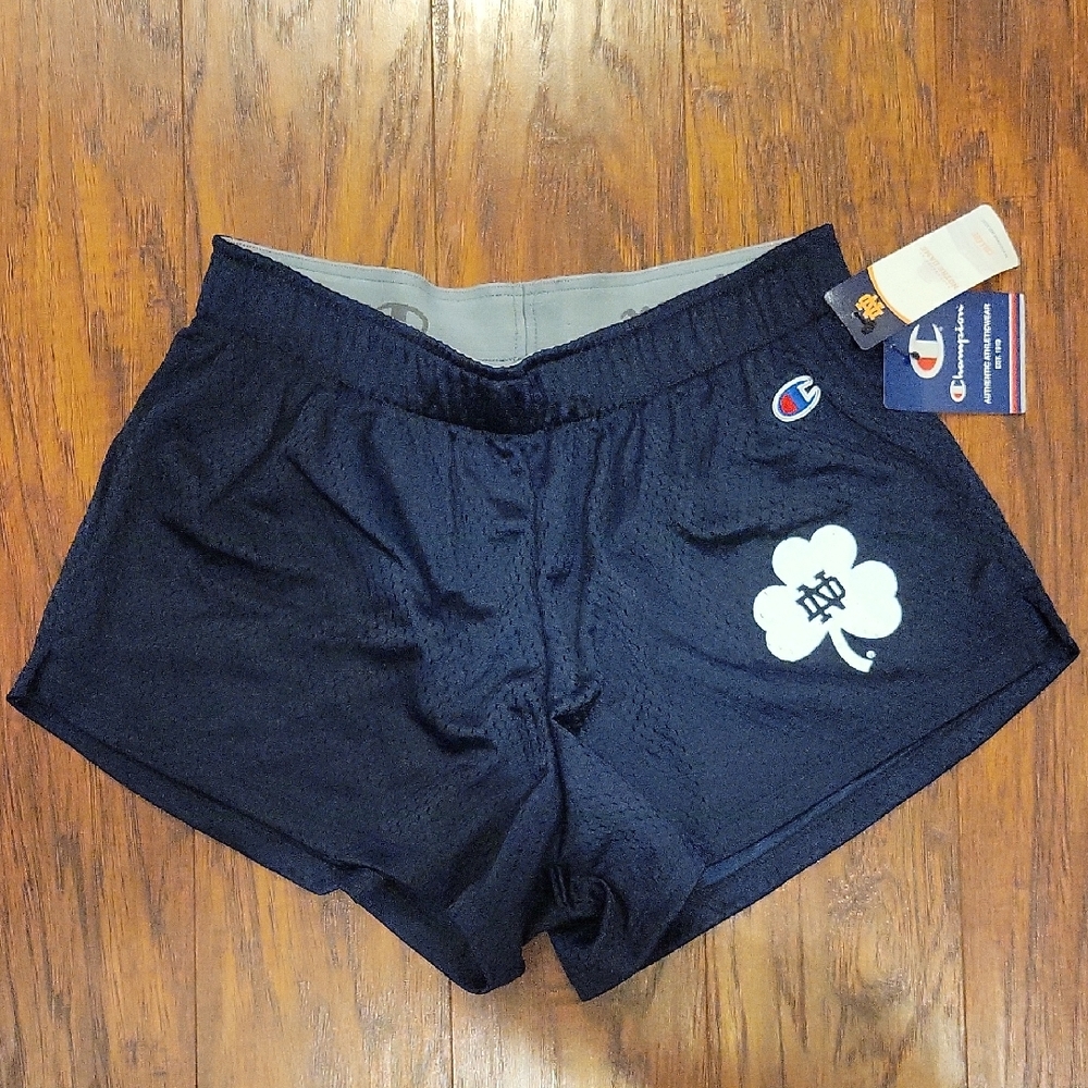 Champion Dark Blue Sports Shorts with Logo